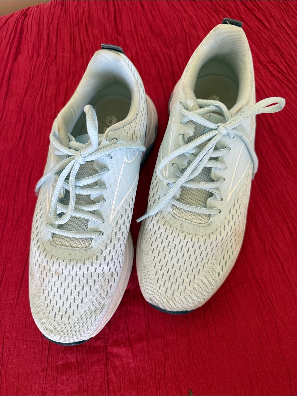 Reebok light blue Mesh Athletic Sneakers